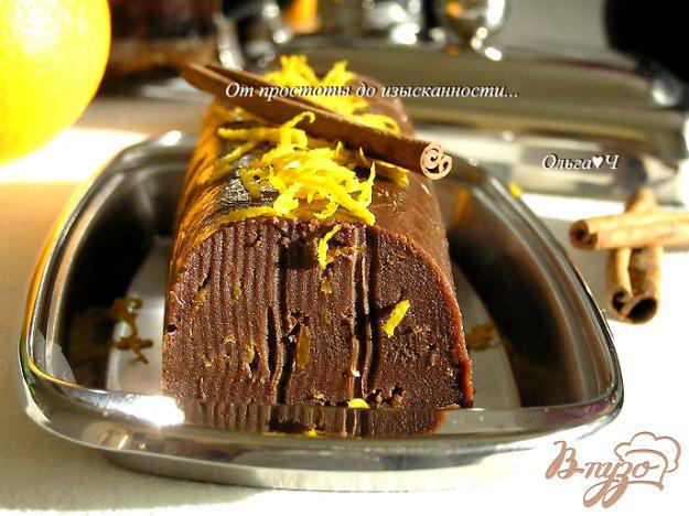 фото рецепта: Шоколадное масло с корицей и апельсиновой цедрой