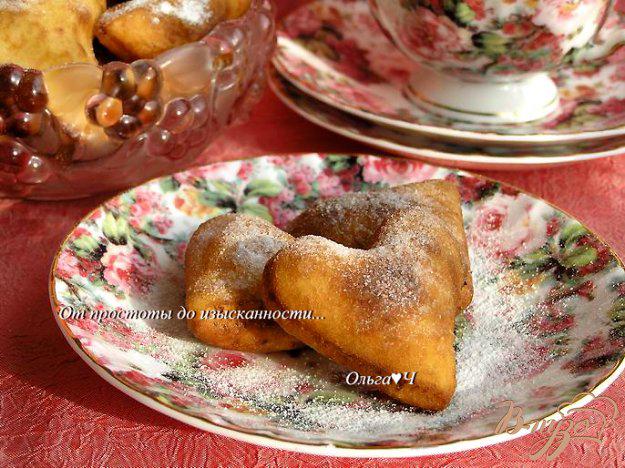 фото рецепта: Творожные пончики с дынно-лимонным курдом