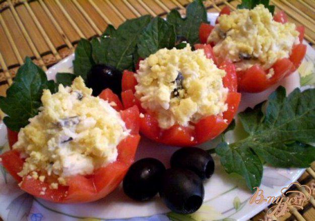 фото рецепта: Еврейский салат в помидорных корзинках