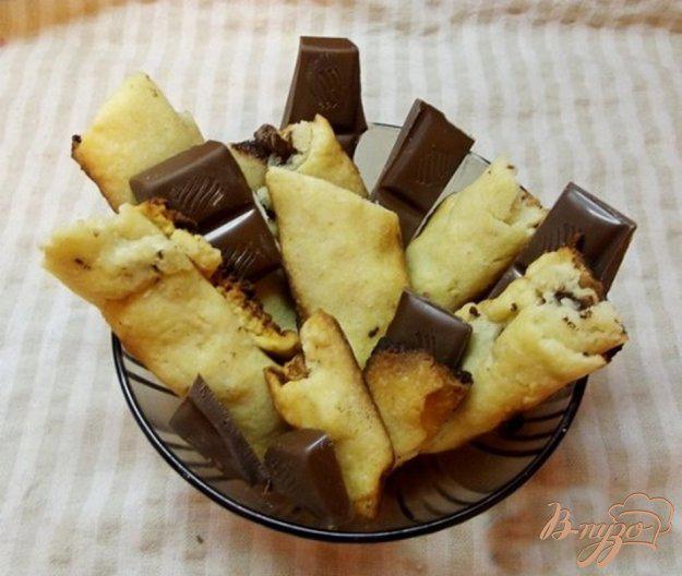 фото рецепта: Песочное печенье с шоколадом