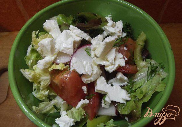 фото рецепта: Овощной салат с фетой