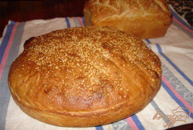 фото рецепта: Домашний хлеб без миксера