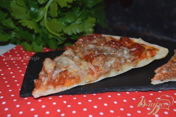 фото рецепта: Пицца с мясным фаршем