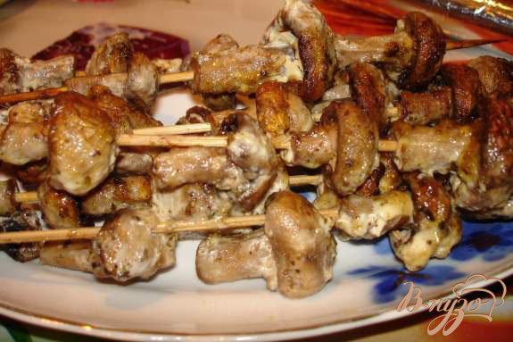 фото рецепта: Шашлык из грибов