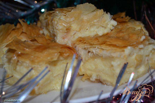 фото рецепта: «Галактобуреко» Греческий сладкий пирог