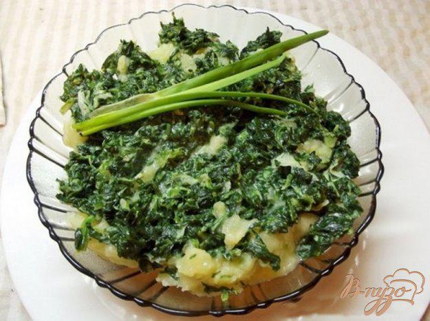 фото рецепта: Картофель с листовой зеленью