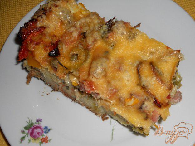 фото рецепта: Пицца на кабачковой подушке
