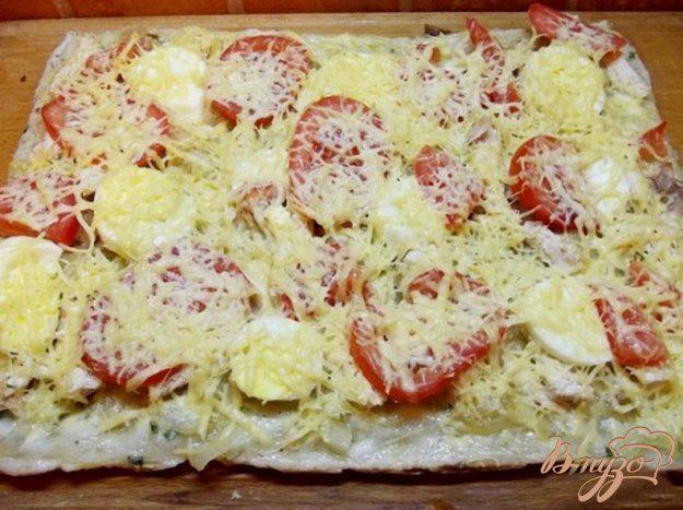 фото рецепта: Легкая яичная пицца