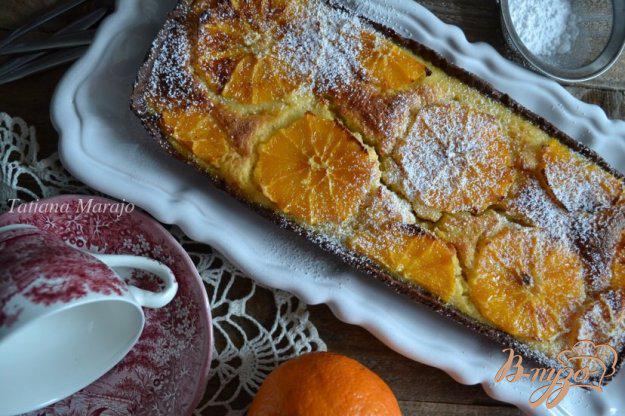 фото рецепта: Творожный пирог с апельсинами