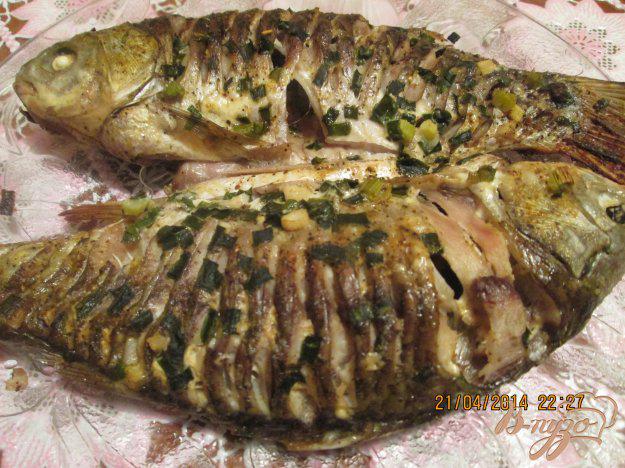 фото рецепта: Запеченная рыба  в духовку