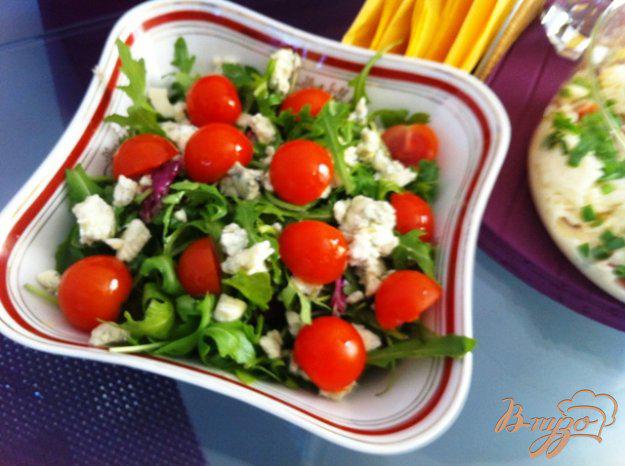 фото рецепта: Овощной салат с голубым сыром