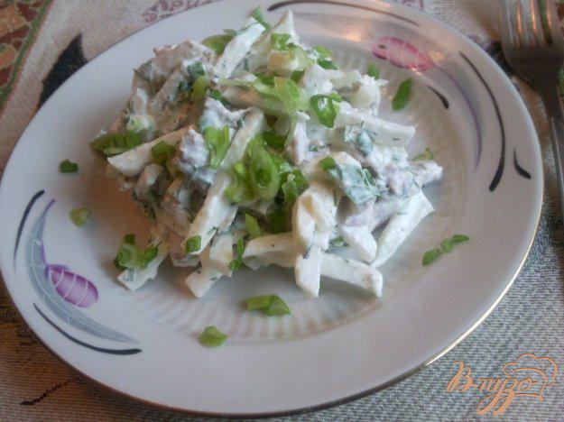 фото рецепта: Овощной салат с мясом
