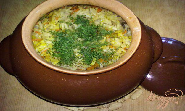 фото рецепта: Рис с грибами по-болгарски
