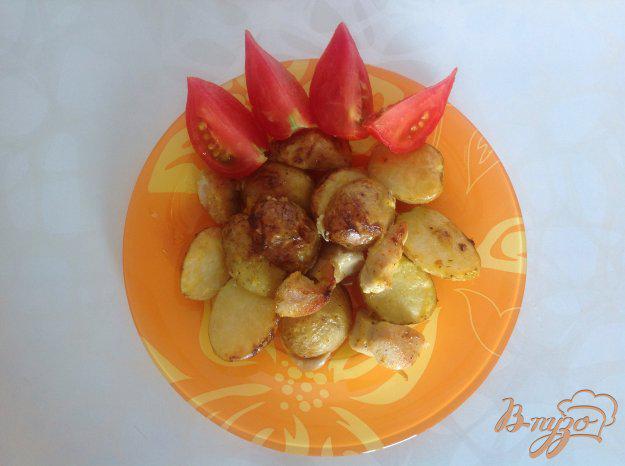 фото рецепта: Запеченая курица с картофелем