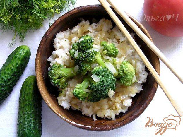 фото рецепта: Рис с брокколи по-китайски