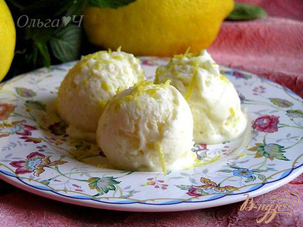 фото рецепта: Итальянское лимонное мороженое с рисом