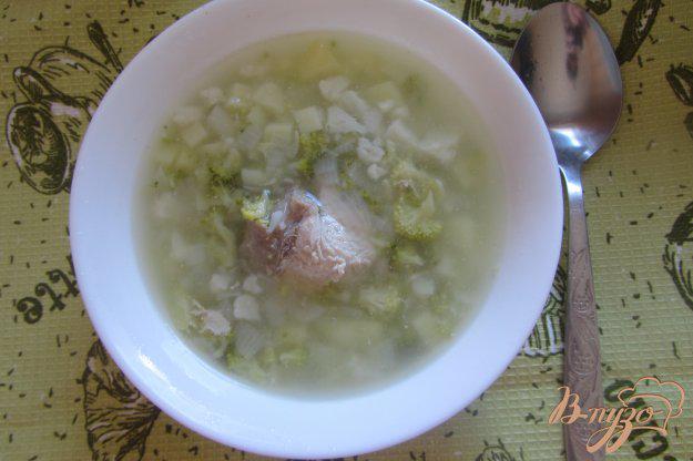 фото рецепта: Суп с броколли на индейки.
