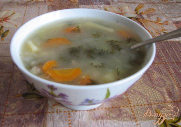 фото рецепта: Легкий суп с перловкой