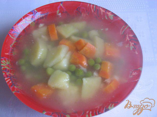 фото рецепта: Суп с зеленым горошком