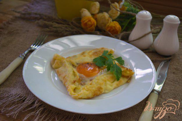 фото рецепта: Блины с яйцом на завтрак