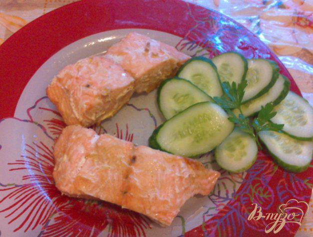 фото рецепта: Запеченное филе лосося, с лимоном