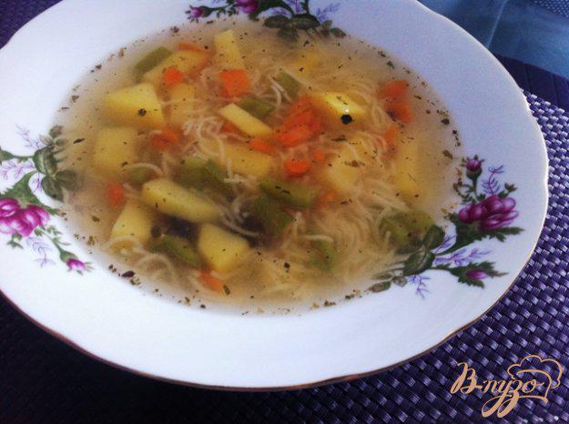 фото рецепта: Суп из ребрышек с вермишелью