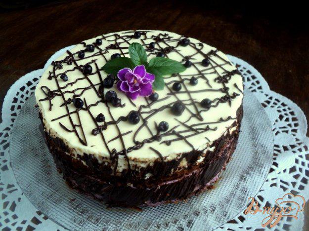 фото рецепта: Торт «Черничная поляна»