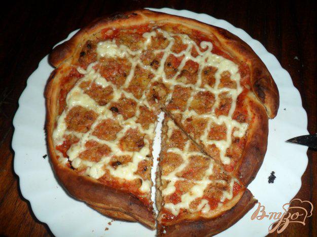 фото рецепта: Пицца с жаренным луком