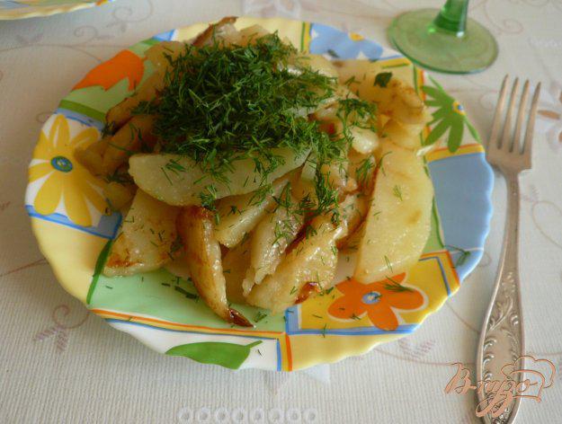фото рецепта: Картофель с луком и укропом
