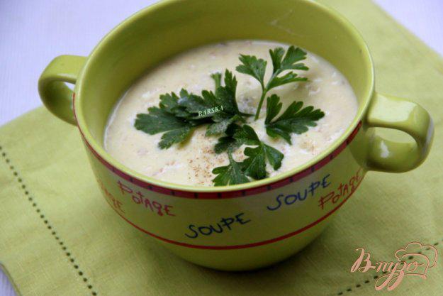 фото рецепта: Кабачковый сливочный суп с овсяными хлопьями