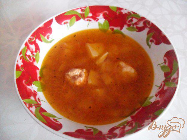 фото рецепта: Томатный суп с фрикадельками