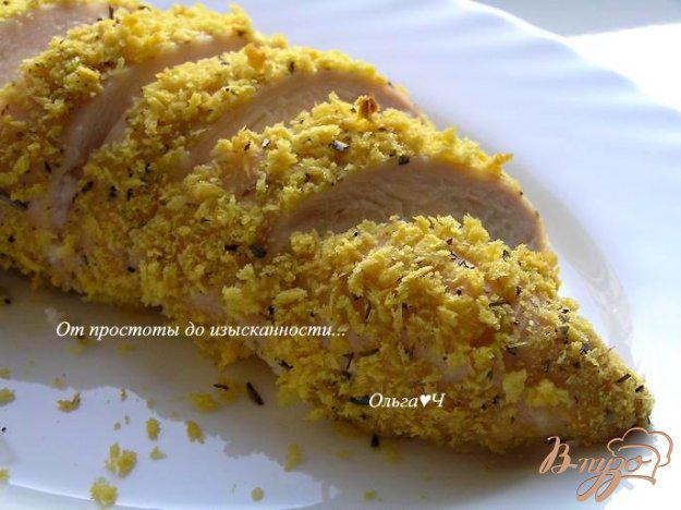 фото рецепта: Куриные грудки в панировке «Темпура» с орегано