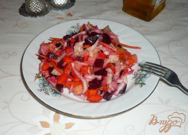 фото рецепта: Винегрет из запеченных овощей