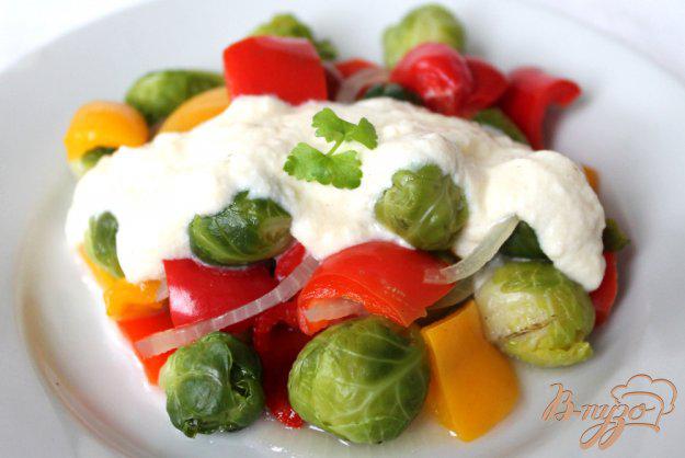 фото рецепта: Овощи под сырным соусом