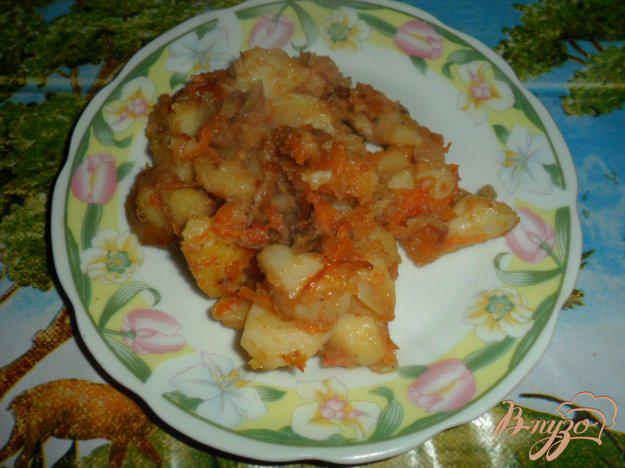 фото рецепта: Жареный картофель с аджикой