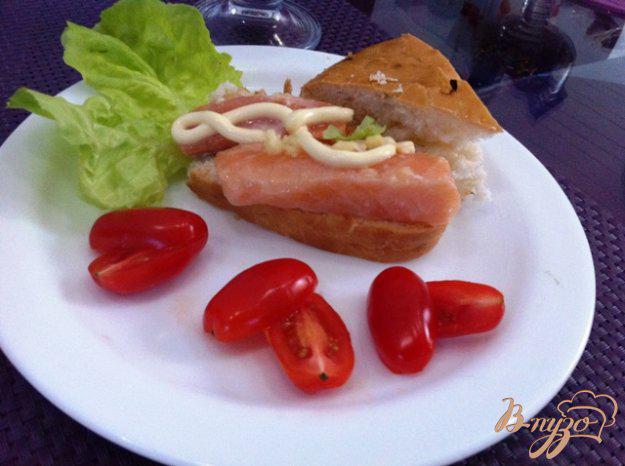 фото рецепта: Слабосоленый лосось с имбирем