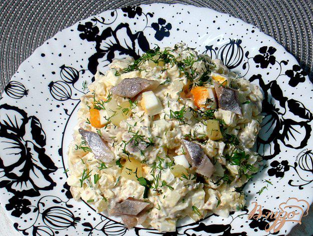 фото рецепта: Салат из сельди яиц и картофеля