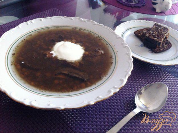 фото рецепта: Суп из чечевицы с грибами