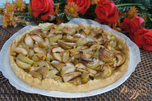 фото рецепта: Нормандский пирог с яблоками