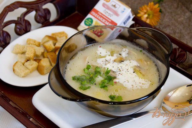 фото рецепта: Ароматный суп с чесночком