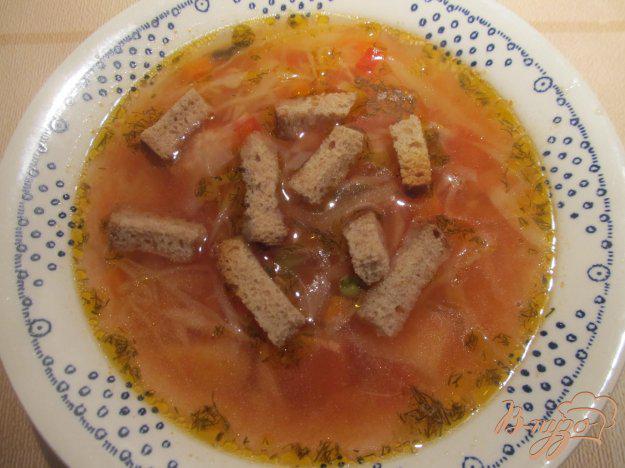 фото рецепта: Томатный суп с горошком