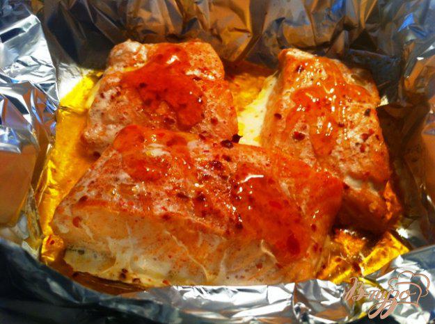 фото рецепта: Филе лосося  запеченное в фольге