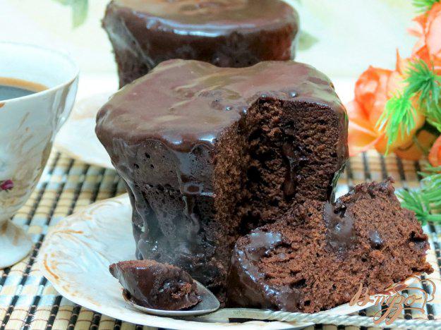 фото рецепта: Шоколадный кекс пятиминутка