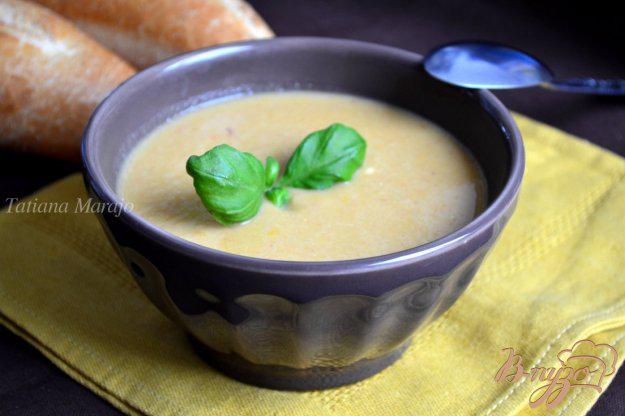 фото рецепта: Нутовый суп пюре со сладким перцем