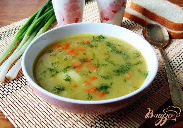 фото рецепта: Суп из сухого зеленого гороха