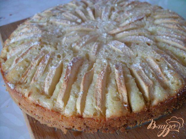фото рецепта: Пирог с творогом, яблоками и цукатами