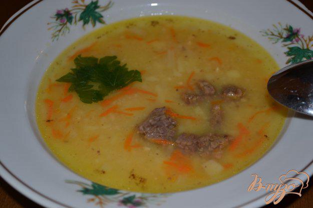 фото рецепта: Гороховый суп-пюре с говядиной