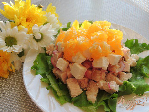 фото рецепта: Салат с курицей и апельсинами