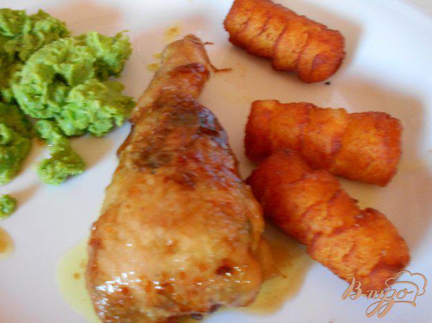 фото рецепта: Фаршированные куриные окорочка