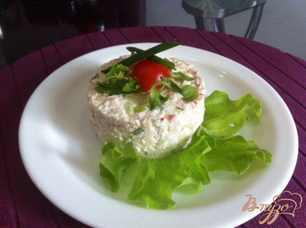 фото рецепта: Салат с творогом и овощами